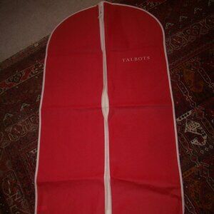 Talbots Red Garment bag. Nice, 21”x42”